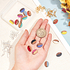 DIY Walnut Wooden Dangle Earring Making Kits DIY-OC0006-82-3