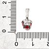 Brass Micro Pave Cubic Zirconia Charms KK-D356-05C-P-3