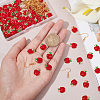 Apple Drop Earring Making Kit DIY-CA0003-77-3
