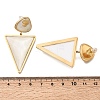 304 Stainless Steel & Acrylic Dangle Stud Earrings for Women EJEW-A164-06A-G-3