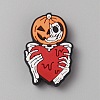 Halloween Themed PVC Plastic Beads SIL-SZC0005-12C-1