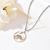 Chinese Style Alloy Pendant Necklaces NJEW-YW0001-01-5