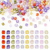 150Pcs 10 Colors Cubic Zirconia Bead ZIRC-TA0001-25-1