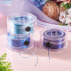 3 Boxes 3 Colors Flat Elastic Crystal String EW-TA0001-12B-4