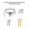 Zinc Alloy Glass Fixation Clamp Accessories SW-TAC0001-28-3