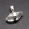 Natural Quartz Crystal Nuggets Pendants G-F157-10B-3