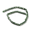 Natural Green Spot Jasper Beads Strands G-Q1008-B04-2