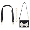 2Pcs 2 Style PU Leather & Round ABS Plastic Imitation Pearl Bag Straps Sets FIND-WR0009-23A-1