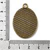 Vintage Tibetan Style Alloy Pendant Cabochon Bezel Settings X-TIBEP-M018-105AB-NF-3