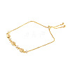 Brass Box Chain Slider Bracelets FS-WGA60A8-01-5