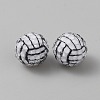 Sport Opaque Acrylic Beads LS-MACR-CJC0004-31B-2