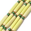 Handmade Lampwork Chevron Beads LAMP-Z019-01-07-1