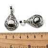 Natural & Synthetic Mixed Gemstone Pendants G-Q158-05P-4