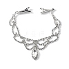 Alloy Rhinestone Hair Chain OHAR-M044-02A-S-1