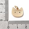 Brass Rhinestone Pendants KK-H253-03G-3