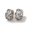 Brass Micro Pave Cubic Zirconia Beads KK-A270-02A-P-1