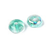 Baking Paint Electroplate Transparent Glass Beads EGLA-Q141-01A-A09-2