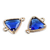 Transparent K9 Glass Connector Charms GLAA-N038-60-F08-2