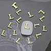 Alloy 26 Letter Shapes Nail Art Decoration MRMJ-WH0114-001-12-1