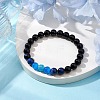 Natural Gemstone Beaded Stretch Bracelets for Women BJEW-TA00536-03-2