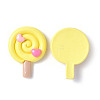 Opaque Resin Cabochons X-CRES-P023-03-3