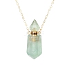 Natural Green Fluorite Perfume Bottle Pendant Necklace PW-WG2A891-12-1