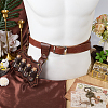 PU Leather with Alloy Gold Metallurgy Storage Belt AJEW-WH0481-41B-4