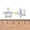 Printed Brass Pendants KK-CBA42CA-08G-03-3