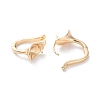 Rack Plating Brass Earring Findings KK-S405-05G-2