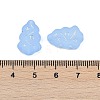 Frosted Transparent Acrylic Beads OACR-P029-04B-04-4