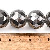 Transparent Electroplate Glass Beads Strands EGLA-N002-34H-F02-2