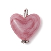 Imitation Gemstone Acrylic Pendants PALLOY-JF03955-02-3