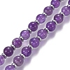 Natural Amethyst Pendant Necklace NJEW-I109-A03-3