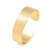 15.5MM Brass Textured Open Cuff Bangles for Women KK-CBA68DA-11G-4