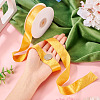 1 Roll Imitation Leather Polyester Ribbon LC-TA0001-02G-5