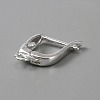 6Pcs Brass Hoop Earring Findings KK-WH0047-52S-2