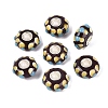 Handmade Lampwork & Brass Core European Beads LAMP-N044-13S-01-1