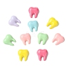 60Pcs 6 Colors Opaque Resin Cabochons RESI-CJZ0001-01-8
