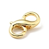 Brass Double Opening Lobster Claw Clasps KK-G416-53G-2