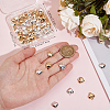 80Pcs 2 Colors Brass Charms KK-BBC0016-56-3