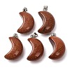 Synthetic Goldstone Pendants G-F820-02L-19-1