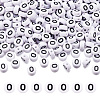 500Pcs Acrylic Horizontal Hole Letter Beads OACR-YS0001-03O-1