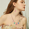 40Pcs 10 Colos Handmade Polymer Clay Pendants CLAY-TA0001-95-8