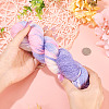 1 Skein Gradient Segment Dyed 80% Wool 20% Acrylic Blended Yarn OCOR-TA0003-02C-8