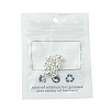 10Pcs Round Brass Magnetic Clasps with Loops KK-FS0001-34S-6