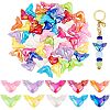 60Pcs 10 Colors AB Color Plated Acrylic Beads PACR-PH0001-11-1
