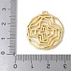 Brass Micro Pave Cubic Zirconia Pendants KK-P290-52G-02-3