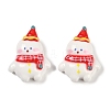 Christmas Opaque Resin Decoden Cabochons CRES-M036-12D-1