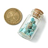 Transparent Glass Wishing Bottle Decoration AJEW-JD00011-02-3