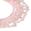 Kissitty 4 Strands 4 Style Natural Rose Quartz Stone Bead Strands G-KS0001-11-15